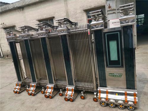 铝合金电动伸缩门 守护小区、工厂与校园的智能安全之选